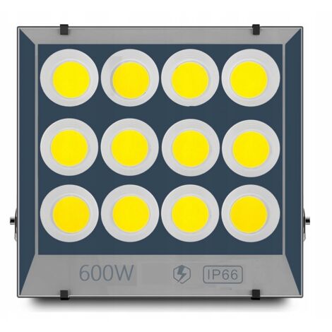 HALOGÈNE LED EXTÉRIEUR POUR JARDIN GARAGE HALL DE CONSTRUCTION 600W ÉTANCHE