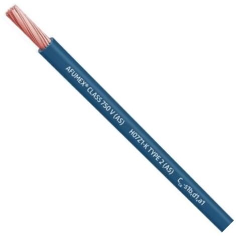 Halogenfreie Kabelrolle 2,5 mm blau (200 m) H07Z1-K AS 750V