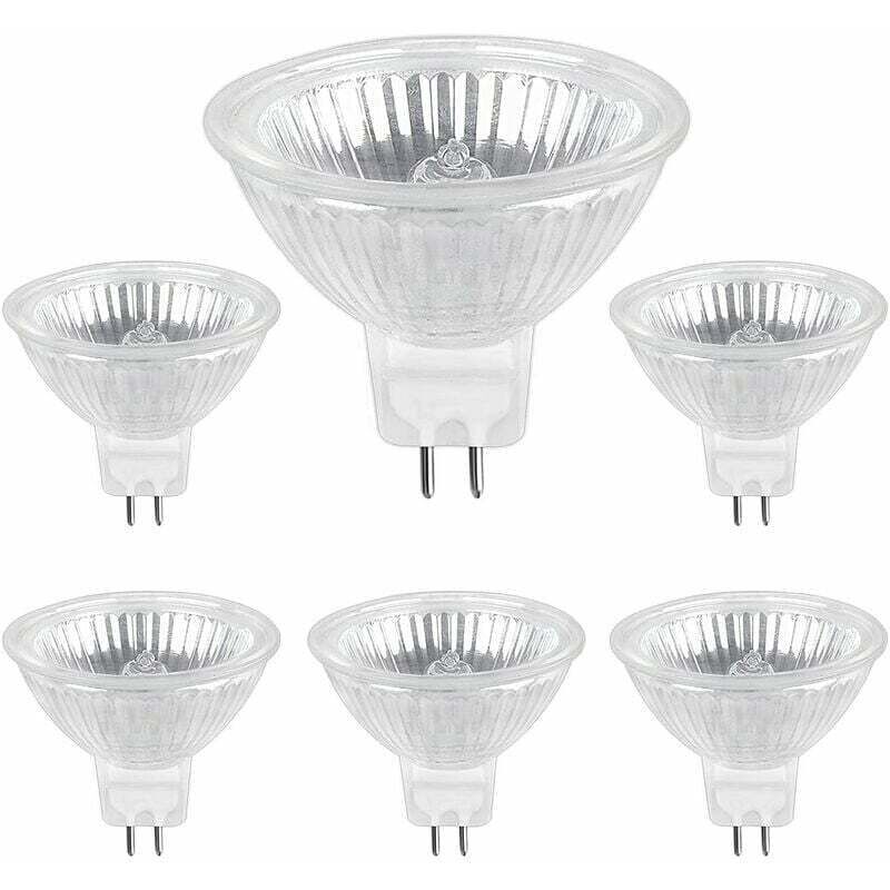 Gabrielle 800Lm Warmweiß 2700K Dimmbare Halogenlampe Gu5.3 50W 12V Halogenstrahler Mr16 6er-Pack