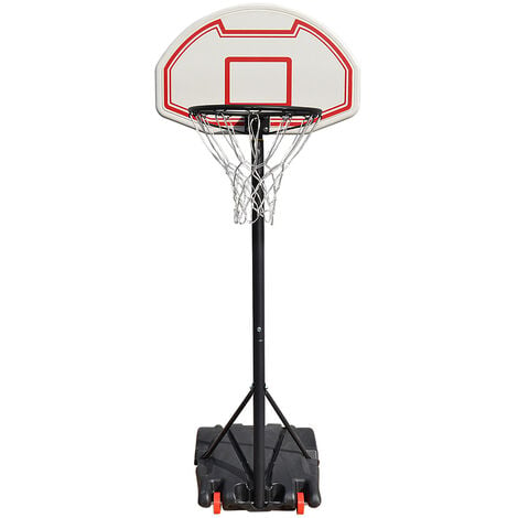 Deuba Canestro da Basket Mobile con Rotelle Altezza Regolabile 257
