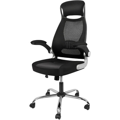 TRESKO Chaise de Bureau Ergonomique BS203 Fauteuil Confortable avec Soutien  Lombaire Chaise en Toile avec Hauteur Règalable Inclinable