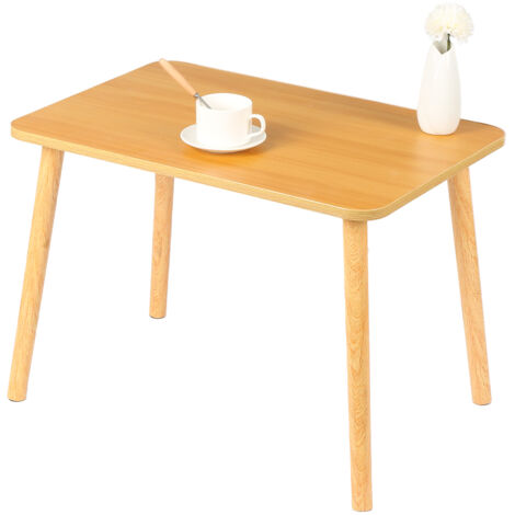 Haloyo® Table Basse, Table de Salon Moderne Minimaliste, assemblage facile, 60x40x40cm, noyer