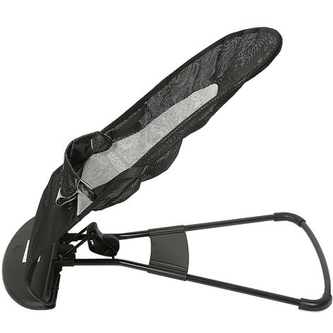 Haloyo Transat bébé  léger,Dossier réglable sur 3 niveaux, Pliable à plat, Facile à transporter, Stable, Noir