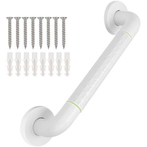 Haltegriff Bad, Edelstahl Rutschfeste Haltegriffe, WC Haltestange Dusch Griff Badewannen Griff Sicherheitsgriff für Schwangere Kinder Senioren, 40 cm