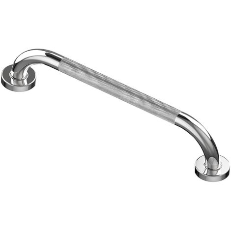 Haltegriffe für Senioren 40 CM Wand Verchromt Edelstahl Badezimmer Haltegriff, Dusche Griff, Bad Griff, Duschgriffe für Senior und Behinderte Badewanne Anti-Rutsch-Muster