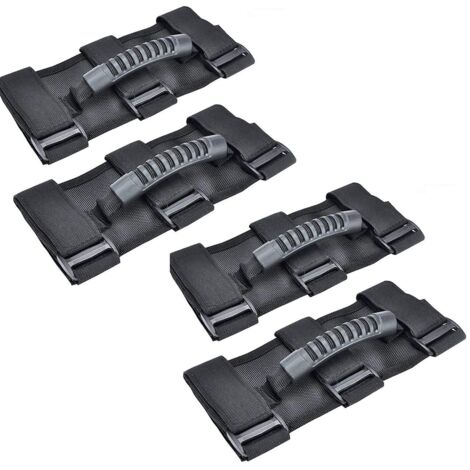 Haltegriffset für Jeep Wrangler Sturzbügel (4er-Pack), einfach