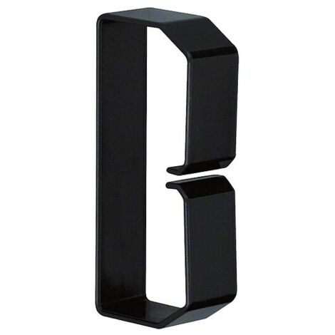 Halteklammern 50 Stück, für Verdrahtungskanal, halogenfrei - 40 x 80 mm