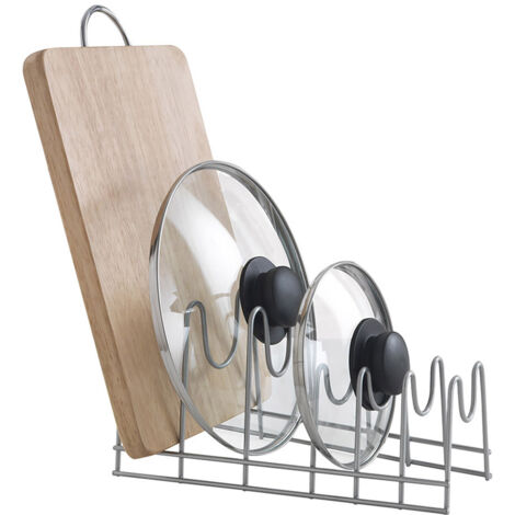 Halter für Teller, Deckel und Schneidebrett 'lido' 29x50x17cm metaltex