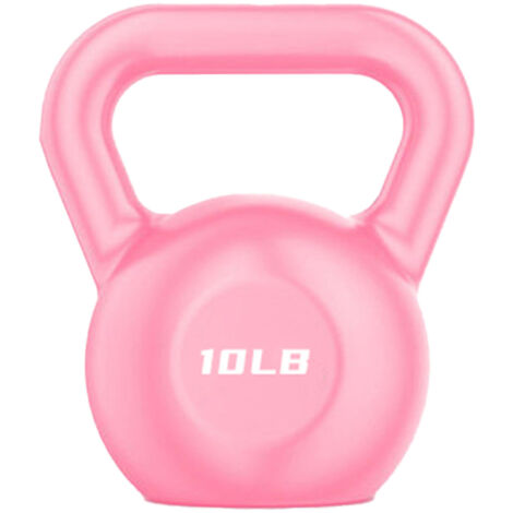 Haltère Poire en PE Rose 10LB pour Entraînement Fonctionnel et Plyométrique