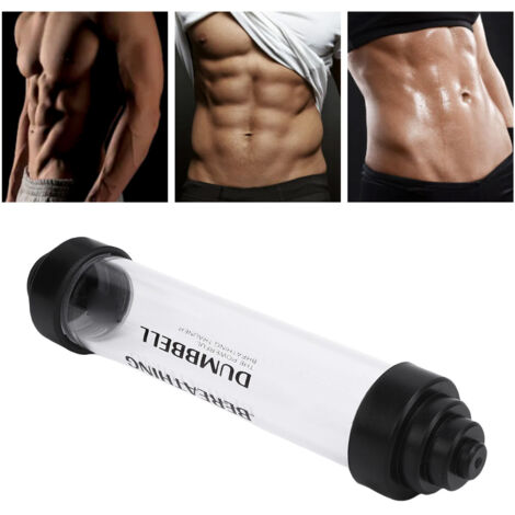 Haltère respiratoire facile à nettoyer, multifonctionnelle, pour l'entraînement des poumons et des muscles abdominaux.