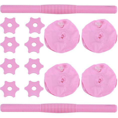 Haltères à eau 6KG rose - Matériel de fitness et entraînement des bras