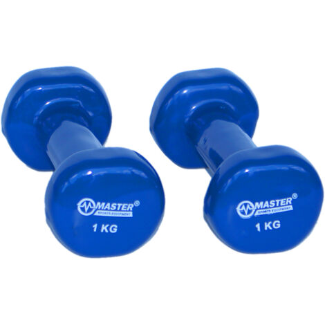 Haltères en vinyle 1kg x2 MASTER