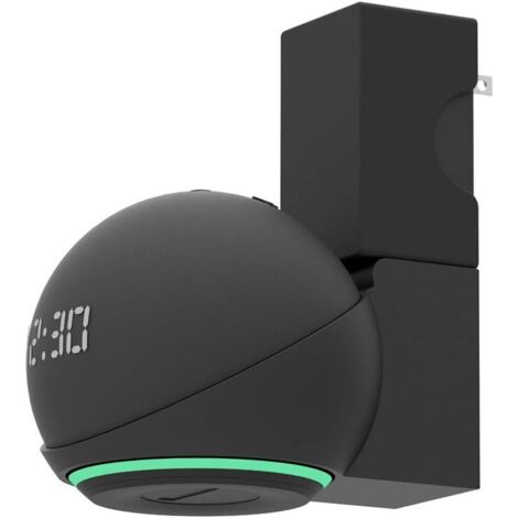 Halterung für Echo Dot 4 / Echo Dot 5, Tischständer, Zubehör, keine Schrauben erforderlich, Lautsprecherhalterung (Amazon Echo Dot 4 / Echo Dot 5, Schwarz) A356
