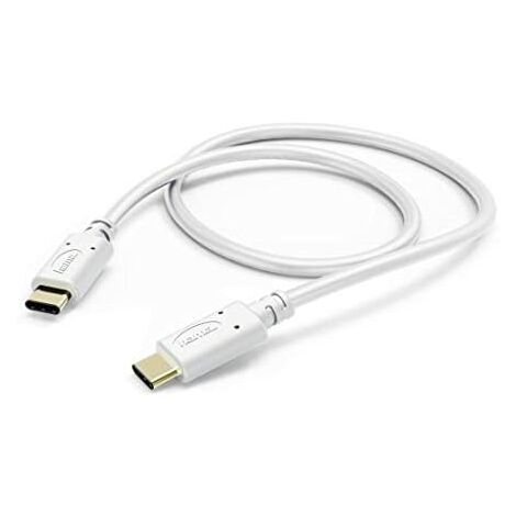 Hama 00183332 - USB Câble (0.2 m, USB C, USB C, Blanc)