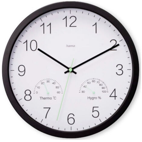 Hama 00185885  Wanduhr 300 mm x 300 mm x 40 mm