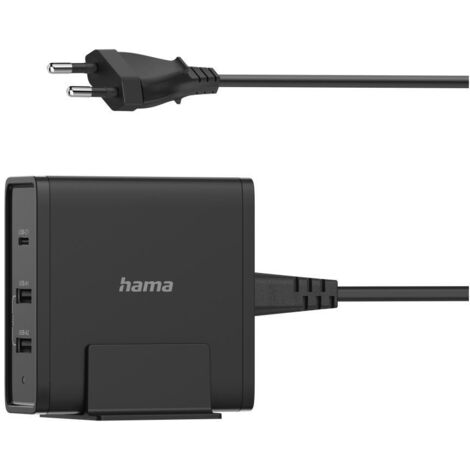 Hama 00200017 Caricabatterie per dispositivi mobili Universale Nero AC Ricarica rapida Interno