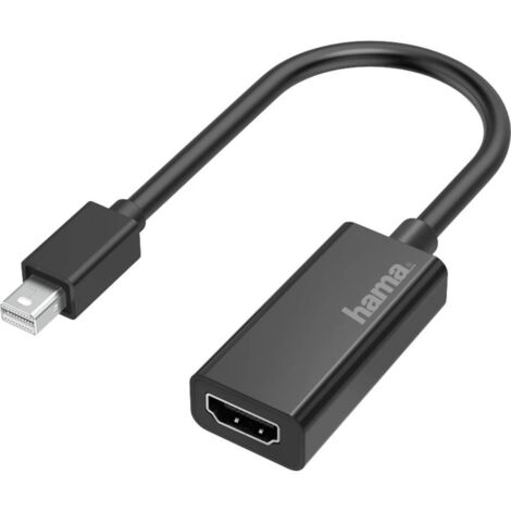 Hama 00200332 câble vidéo et adaptateur Mini DisplayPort HDMI Noir