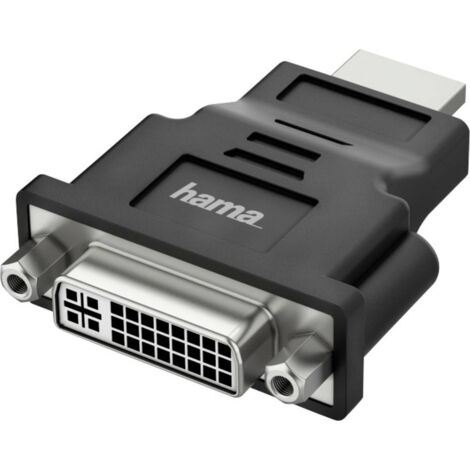 Hama 00200339 DVI / HDMI Adattatore [1x Spina UK - 1x Spina HDMI] Nero
