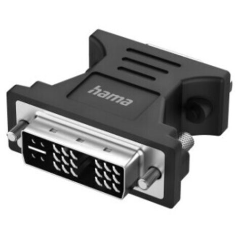 Hama 00200340 Kabeladapter DVI-I VGA (D-Sub) Schwarz