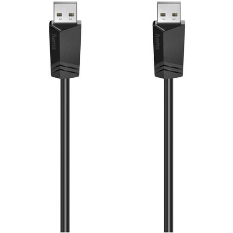Hama 00200601 câble USB USB 2.0 1,5 m USB A Noir
