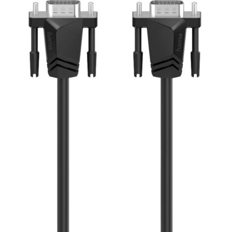 Hama 00200707 câble VGA 1,5 m VGA (D-Sub) Noir