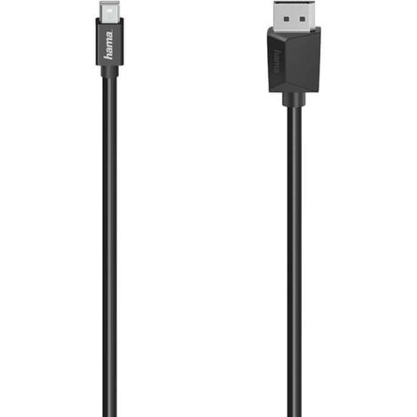 Hama 00200710 DisplayPort-Kabel 1,5 m Mini DisplayPort Schwarz