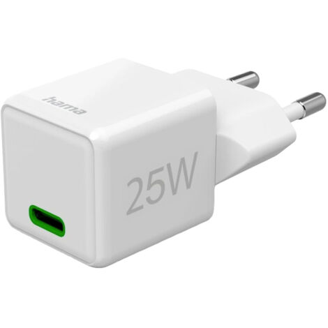 Hama 00201981 USB Ladegerät 25 W 1x USB-C® USB PD Weiß Innenbereich USB Power Delivery (USB-PD)
