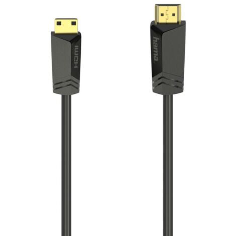 Hama 00205015 HDMI-Kabel 1,5 m HDMI Typ A (Standard) HDMI Type C (Mini) Schwarz