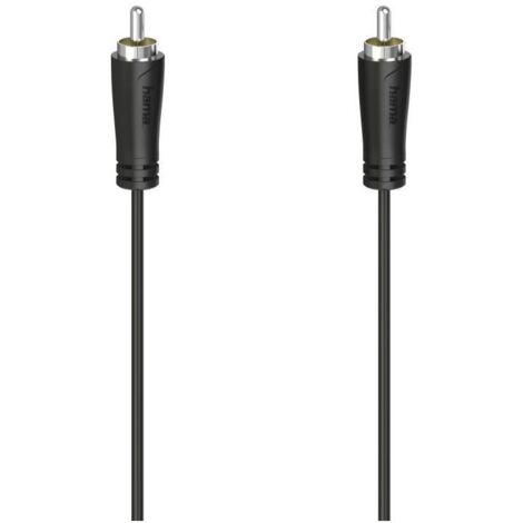 Hama 00205098 cavo audio 1,5 m RCA Nero