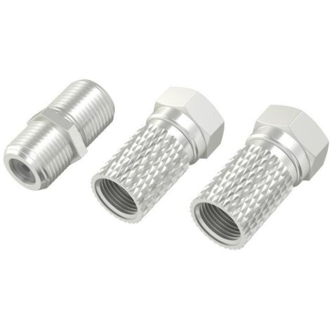 Hama 00205203 connecteur coaxial Type F 3 pièce(s)