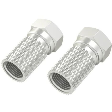 Hama 00205207 connettore coassiale Tipo F 2 pz