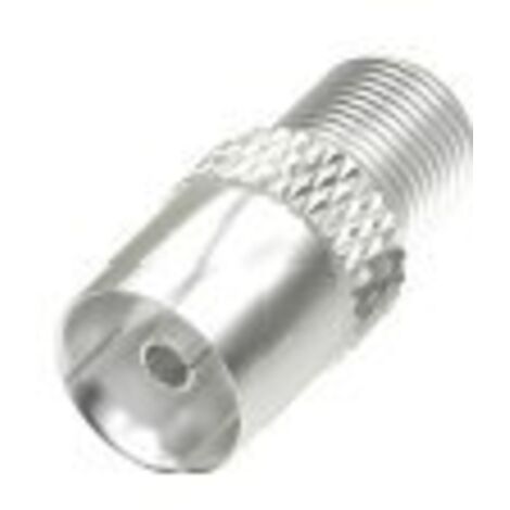 Hama 00205224 F Coax Adapter Connettore antenna Bianco