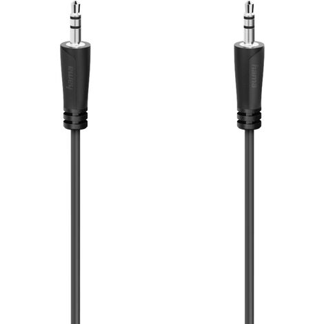 Hama 00205262 Klinke Audio Anschlusskabel [1x Klinkenstecker 3.5 mm - 1x Klinkenstecker 3.5 mm] 1.5