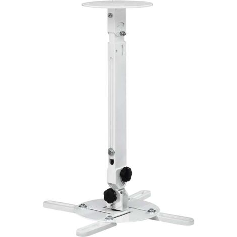 Hama 00220880 Support plafond pour projecteur réglable en hauteur, mobile, inclinable Distance sol/plafond (max.): 635