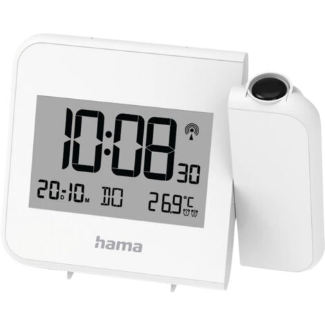 Hama 00222206 Wecker Weiß