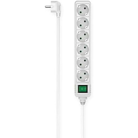 Hama 00223008 Multipresa con interruttore Bianco Schuko 1 pz.