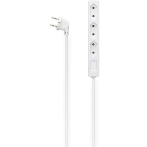 Hama 00223020 Multipresa Bianco Spina Euro 1 pz.