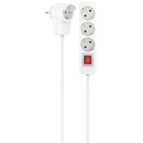 Hama 00223081 Multipresa con interruttore Bianco Schuko 1 pz.
