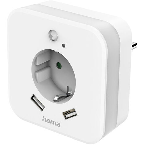 Hama  00223498 LED-Nachtlicht mit Bewegungsmelder     LED Tageslichtweiß Weiß