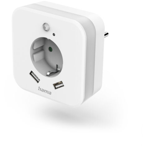 Hama 00223498 Luce notturna LED con sensore di movimento LED (monocolore) Bianco luce del giorno Bianco