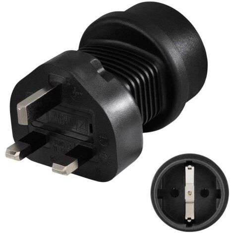 Hama 108881 adattatore per presa di corrente Tipo G (UK) Tipo F Nero