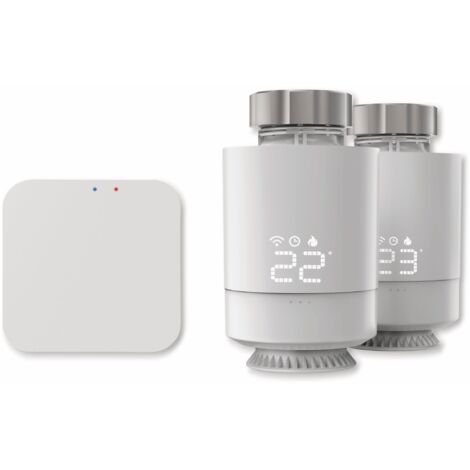 Hama 176593 WiFi Heizungssteuerung Starter Set Weiss