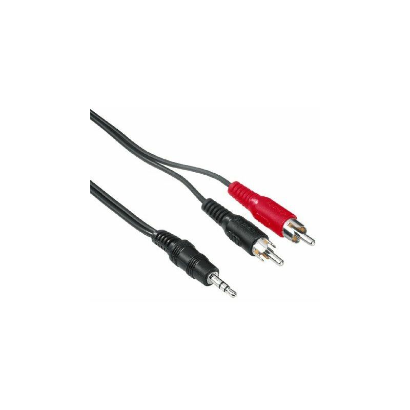 

2 RCA plugs - 3.5 mm stereo jack plug, 3 m - Hama