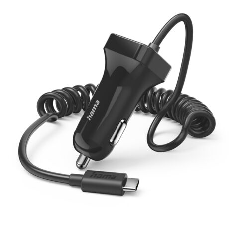 Hama 201609 Kfz-Lader, USB-C, 12 Watt