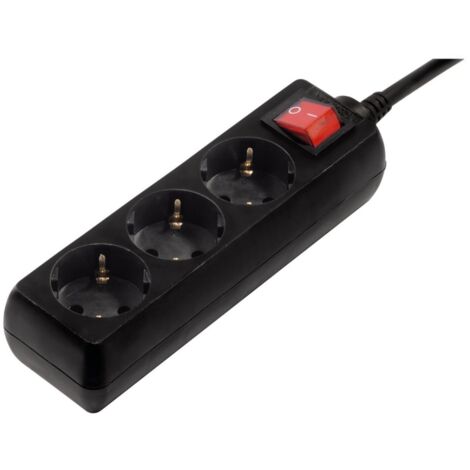 Hama 3-Wegs Distributie Met Switch Zwar.