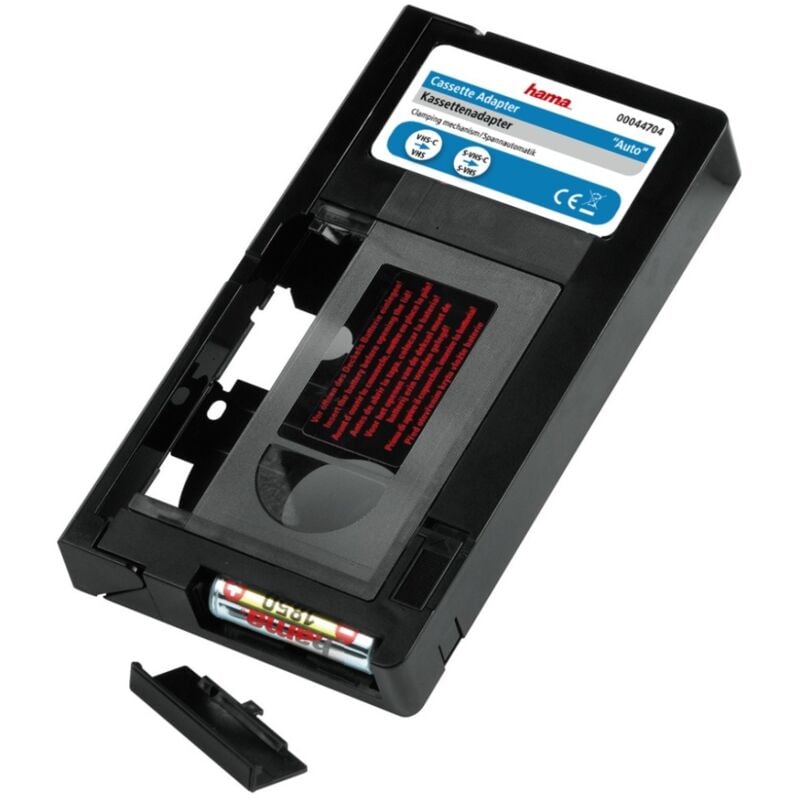 Adaptateur de cassette Hama vhs-c/vhs automatique