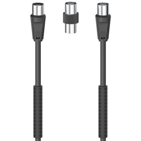 Hama 7205306 Koaxialkabel 3 m Schwarz