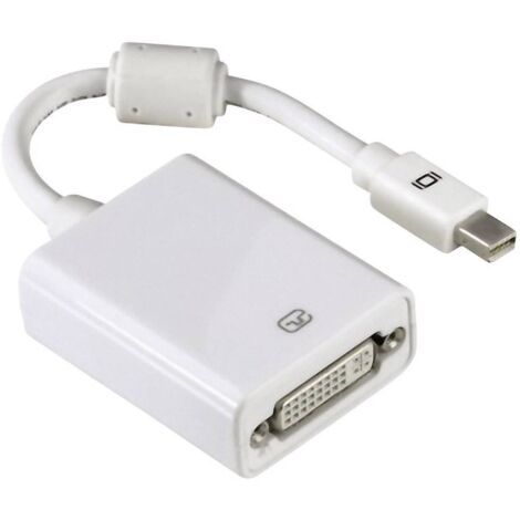 hama Adaptateur Mini DisplayPort vers DVI - pour les MAC Apple (53248)