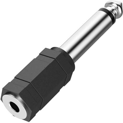Hama adapter audio 35 auf 63 buchse auf stecker mono 547