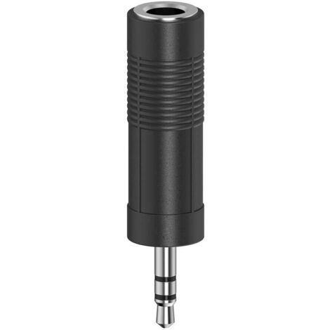 Hama adapter audio 63 auf 35 buchse auf stecker stereo